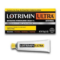 Lotrimin Ultra przeciwgrzybicze Jock Itch Cream z Butenophne Hydrochloride, Jock Itch Leczenie dla mężczyzn, kobiet i dzieci w wieku 12, 1.1 oz Tube