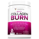 Zhydrolizowane Kolagen Proszek do Odchudzania - Spal Ostateczny Kompleks Piękności Multi Peptydy Proszek dla kobiet z typami I II III V i X Tłuszcz Burning Support Unflavored 30 Służenia