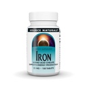Źródło Naturals Iron, Amino Acid Chelate - Suplement diety, który wspiera produkcję energii - 100 tabletek