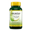 MigreLief Original Triple Therapy with Puracol - Nutritional Support for Migrena Supplies - 60 Kaplets / 1 Month Supply