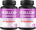 Kapsułki ze Skullcap, rumianek, balsam z cytryną i więcej - 120 Kapsułek dla 4 miesięcy dostaw (Opakowanie po 2)