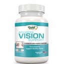 Advanced Vision Support - Lutein Eye & Vision Complex with Lutein, Bilberry, Cynk, Graveseed & Essential Vitamin - Wszystkie naturalne kapsułki Retina dla zdrowia oczu - Made in USA
