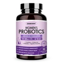 Probiotyki ZeBORA dla Kobiet Digestive Health z Enzymami i Prebiotykami 100 Miliard CFU z 124; Probiotyki waginalne z D Mannose & Cranberry Breath 124; Trakt moczowy Zdrowie 124; Wsparcie immunologiczne, 90 Kapsułki