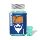 Big Beard Gummy wzrostu dla mężczyzn, 60 Blueberry Flavored Gummies, z 10K MCG Biotin B12 Kolagen i Elitarne Beard Hair Grooming Nutrigents & Vitamin, Grow Stronger, Dłuższe, Grubsze i Fuller Beard