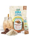 Hydration + Energy Electrolyte Drink Mix - Coffee Horchata Agua Fresca Flavor 124; Proszek bez cukru z kofeiną, L- Theanine, Woda kokosowa & Minerały