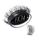 Lashify Fluffy FX 14mm Gossamer DIY Eyelash Rozszerzenia Refill, Dla najbardziej Curtist i Fluttery wygląd, czarny, łatwe fałszywe rzęsy