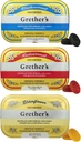 GRETHER 's Sugarfree Pastilles Blackcurrant, Elderflower & Redcurrant - Prezent dla piosenkarzy - Natural Remedy for Dry Mouth Relief - 2.1 oz (Pack of 3)