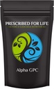 Przepisany dla życia Alfa GPC Proszek, L Alpha glicerylofosforylocholina, Suplement choliny do funkcji kognitywnych, Nie GMO, Wegan, Soy Free (56g)