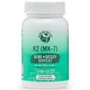 Alkaline for Life Witamina K jako MK- 7 Bilans 124; Naturalna Witamina K2 z Fermented Chickpeas MENAQ7 180 μg Bilans 124; Jeden dzień 124; 60 Day Supply Supply Supports Bone & Heart Health