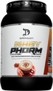 DRAGON PHARMA Mieszanka białka serwatki, Szybka absorpcja, Gluten Free, 100% Białko serwatki, WheyPhorm, Maksymalizacja Odzyskiwania, Wielki Tasting, 25 Gramy białka (26 Sług, Cappuccino)
