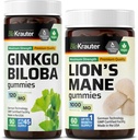 BIO KRAUTER Ginkgo Biloba 90 Gumiaki i grzywa Lwa 60 Gumiaki