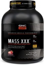 GNC AMP Mass XXX, klinicznie udowodniony Gainer Weight Protein Powder, Poprawia wytrzymałość i rozmiar, 780 Kalorii, 50g białka, Mikronizowane aminokwasy, Kreatyna, Betaine, Truskawka, 13 Sług, 6 Funtów