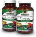 Odpowiedź Przyroda Cayenne Pepper w proszku Suplement kapsułki, 90- Hrabia 124; Naturalny booster metabolizmu 124; Promotes Cardival Health 124; Pomaga w trawieniu i cyrkulacji (Opakowanie 2)