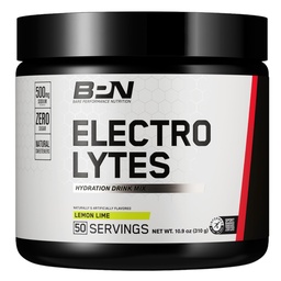 BPN Electrolytes Hydration Drink Mix 124; Proszek bez cukru Electrolyte 124; 500 mg sodu na podawanie 124; Naturalnie słodzone 124; Limonka cytrynowa, 50 Służenie