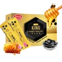 Ashraf Naturals King Honey Shilajit Plus - Premium Honey & Himalayan Shilajit Mieszanka z ekstraktami ziołowymi, Natural Energy & Vitality Support, 15 Sachets x 15g