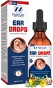 Natrulo Ear Drops for Ear Infection - Organic Ear Drops for Adult, Kids, Baby, Dog & Pets - for Ear Aches, Itchy Ears, Infections, Swimmer 's Ear, & Loosen Wax - Dzieci bezpieczne, Made in USA