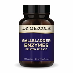 Dr Mercola pęcherzyka żółciowego Enzymy - pęcherzyk żółciowy & Pomocnicze dla zdrowia - Zawiera Protekcję Pancreatic, Amylase & Lipase - Non- GMO, Gluten- Free & Soy- 30 Opóźnione uwalnianie kapsułki (30 Servings)