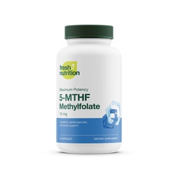 L Metylfolan 15 mg - Maksymalna moc - Aktywna witamina B9 Superior Biodostępność - 5- MTHF Metylowy folian do nastrojów, Kognicji, Odporności, układu sercowo- naczyniowego, Neurologicznego, Reprodukcyjnego Zdrowia - 60 Kapsułek