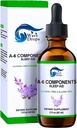 "Sleep Aid Drops Formuła specjalna z Valerian Root, Melatonin, Rumianek, Lavender, Rhodiola Rose, i Witamina B6 Sleep Support