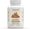 Ceylon Cynamon 1200mg - Czysty Ceylon Cynamon - Wegan - Non-GMO - Wsparcie Serca i Zdrowia Kognitywnego - Bogaty w przeciwutleniacze - 60 Kapsułki warzyw - Made in USA