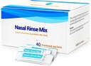 40 Mieszane pakiety soli Sinus Rinse dla Neti Pots i Nasal Nawadnianie systemów, Pakiety soli skuteczne Sinus Rinse dla alergii i zatorów