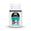 Źródło Naturals Witamina B-1 Tiamin 500mg - Wysoka moc, 500mg - 50 tabletek