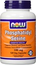 Teraz żywność Fosfatydyl Serine 100mg, (2 x 120) 240 Kapsułki Veg