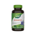 Nature 's Way Oil Borage, Cold Pressed & Unrafinted, GLA Supplement, 300 mg GLA i 440 mg kwasu linolowego na jedną porcję, 60 Softgels (Packaging May Vary)