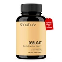 Sandhu 's Debloat Digestive Enzymes Kapsułki 124; Pomaga złagodzić wzdęcia i zatrzymywanie wody 124; Multi- Enzyme Complex z Ginger, Dandelion & Fennel 124; Szybkie działanie suplement wsparcia dla kobiet i mężczyzn 124; 60 Hrabia