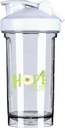 Nadzieja na leczonego chłoniaka nieziarniczego Nowotwór Świadomość Kwiat 18 Ounce Shaker Butelka Drink Mixer Leak- odporne przed treningiem proteiny shakes posiłek Shakes Butelki wymiany 500ML / 18 Oz Biały