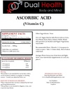 Dual Health Body & Mind 1 (2 lb) Bag of Each Ascorbic Acid (Vitamin C) & MSM (Methylsulfonylmethane) Powder Combo