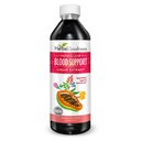 Papaya Leaf Support Liquid - 15X Siła - Ekstrakt Papaya Leaf - Zdrowe płytki, Czyszczenie krwi, Spożywanie, Papaya Enzyme -12oz Liquid - Herbal Goodness (1 bttl)