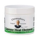 Oryginalna płyta Christophera Cayenne Heat Ointment, Warming Herbal Topical for Discomfort & Circulation, 2 fl oz