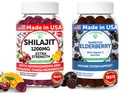 Lunakai USA Made Shilajit & Elderberry Gummies Bundle - Energia i wsparcie immunologiczne - Non-GMO & Pyszne