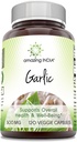 Niesamowite Indie Czosnek 500 mg 120 Veggie Kapsułki Suplement Biżuteria 124; Non-GMO 124; Gluten- Free