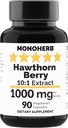 MONOHERB Hawthorn Berry Extract 1000 mg - 90 Kapsułki wegetariańskie