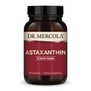 Dr Mercola Organic Astaxanthina - 12 mg Astaxanthina - Potężne wsparcie przeciwutleniacze - Organic Microalgs Extract - Non-GMO, Gluten- Free & Soy- Free - 90 Kapsułki (90 Słupki)
