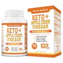 Całkowicie optymalny Keto BHB & Apple Cider kapsułki z ocetą - Exgenous Ketones Suplement z Matką do wsparcia Ketosis, Zdrowy styl życia i ogólnie Well- Being - 90 kapsułki