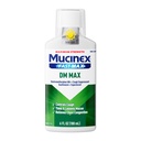 Mucinex DM Max Liquid Cough & Cold Medicine dla dorosłych, Cold and Flu Medicine for Excess Mucus Relief, Guaifenesin & Dextromethorphan Expectorant & Decongestant dla dorosłych, Dr Recommended, 6.0 Fl Oz