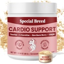 Specjalne Rasa Cardio Wsparcie dla psów - Heart Health Support with Tauryne, CoQ10, Organic Hawthorne Berry, suplement do proszku, 120 Scoops, 3.14 oz