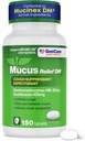 GenCare - Mucus Relief DM (150 Cont Value Bottle) Dextromethorphan HBr 20mg Guaifenesin 400mg British 124; Generic Mucus Relief DM Relief DM 124; Natychmiastowe uwolnienie niepowlekany kaszel & Mucus Expectorant Pill