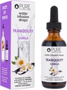 Tranquility Pure Inventions - Wspiera relaks - Wanilia i rumianek - Krople do wlewów wodnych - Brak cukru, kalorii lub sztucznych słodzików - 60 porcji - 2oz