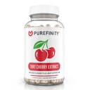 PUREFINITY Tarta Kapsułki wiśniowe - Flush & Cleanse kwasu moczowego do wsparcia Joint & Muscle Comfort z Raw Extract, Non-GMO, Gluten Free, Wegan - 30 Count (1 Miesiąc dostaw)