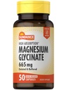 Sundance Magnezu Glycinate Kapsułki 124; 665 mg 124; 50 Pigułek szybkiego uwalniania 124; Nie-GMO i gluten suplement wolny