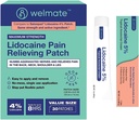 WELMATE Ultimate Pain Relief Duo: 4% Lidokaina Numbing Patch (30 Ct) & 5% Lidokaina Cream (2 Oz) 124; Maksymalna moc Tematyczny zestaw analgezyczny