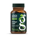 Gaia Herbs Ginkgo Leaf - tradycyjnie używane do wspierania zdrowego cyrkulacji i funkcji mózgu * - Suplement ziołowy - 60 Vegan płynnych fito- kapsułki (20- Day Supply)
