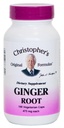 Oryginalne składniki Christophera Kapsułki imbirowe, Naturalne Ginger Root Digestive Support, 100 Czapki Veg