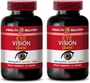 Witaminy do pielęgnacji oczu - maximum Vision Support - Promotes Healthy Vision - suplement do tauryny, luteina, owoce borówki, nasiona winorośli, dwuwodny Quercetin, L- Tauryna, tabletki witaminy A, 2 Bot 120 Czapki