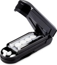 Przenośne Pill Cutter Splitter, Regulowany Cutter, do witamin, suplementów i leków, BPA- Free, Łatwy w użyciu